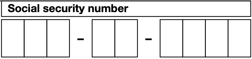 W-9 Form - Part I: Taxpayer Identification Number — For Individuals